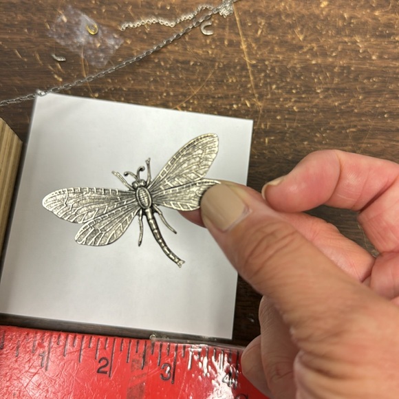 VJS Dragonfly - Solid Brass, OXIDIZED SILVER, 10pc set - Made In USA. 🩶 - Picture 6 of 6